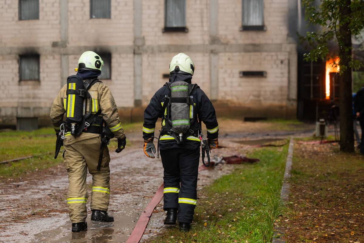 Priešgaisrinės apsaugos ir gelbėjimo departamento praktinės civilinės saugos pratybos