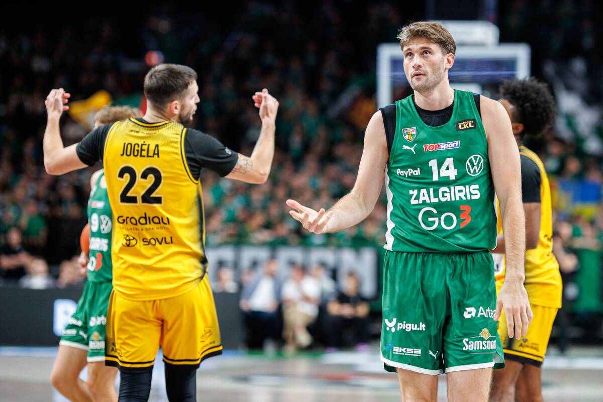 LKL rungtynėse susitiko „Žalgirio“ ir „Šiaulių“ krepšininkai