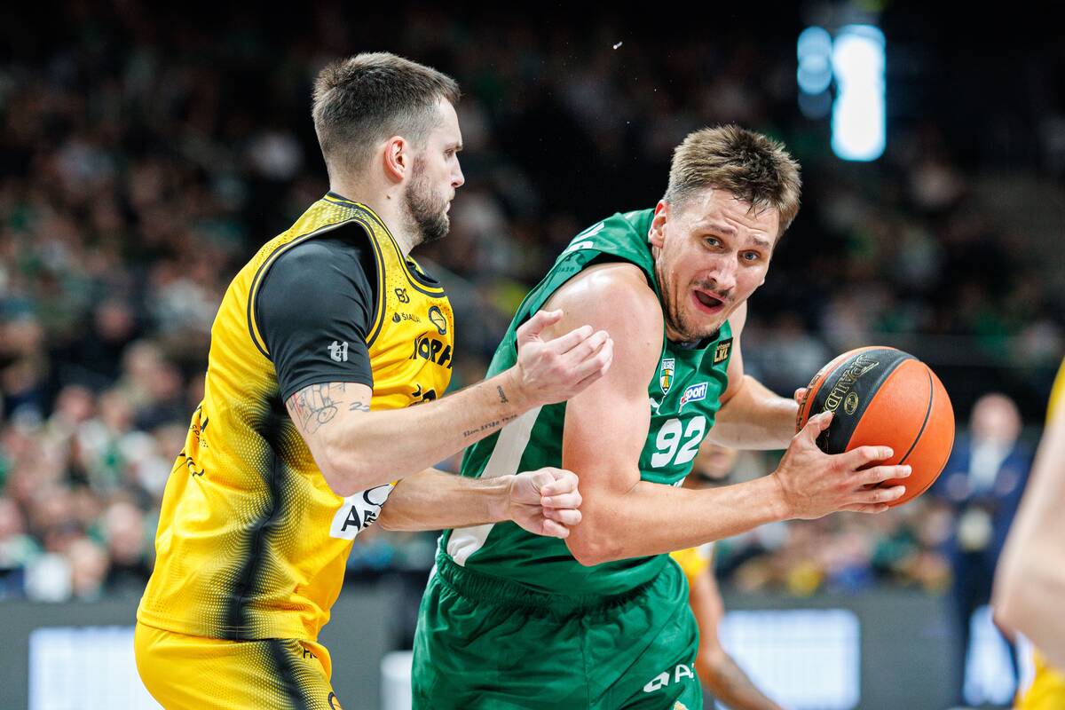 LKL rungtynėse susitiko „Žalgirio“ ir „Šiaulių“ krepšininkai
