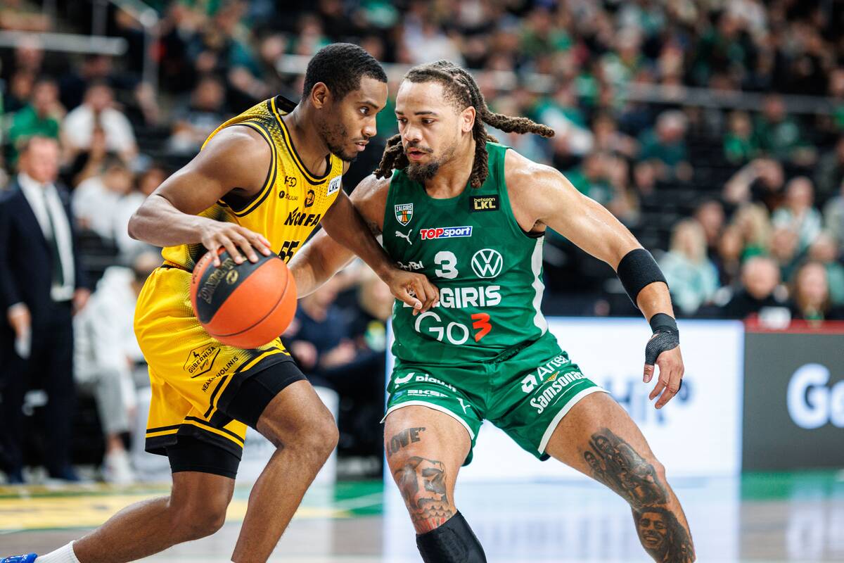 LKL rungtynėse susitiko „Žalgirio“ ir „Šiaulių“ krepšininkai