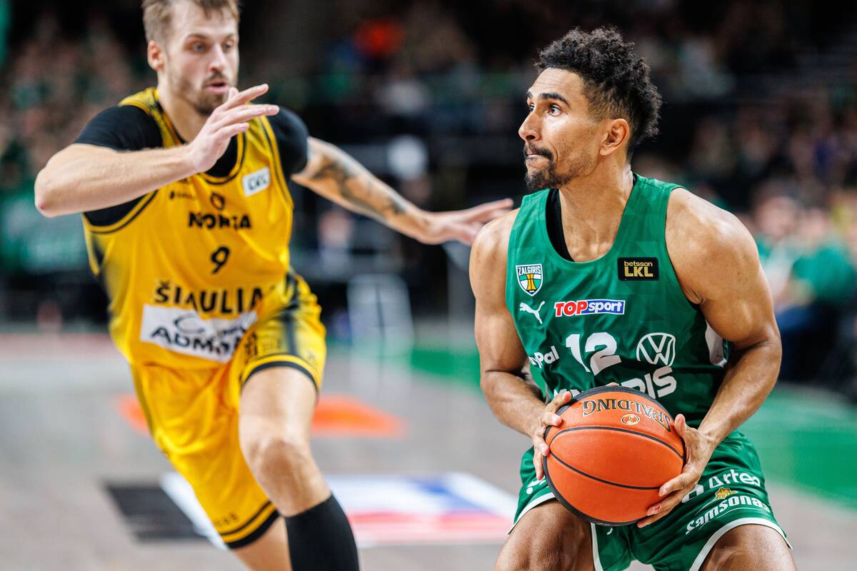 LKL rungtynėse susitiko „Žalgirio“ ir „Šiaulių“ krepšininkai