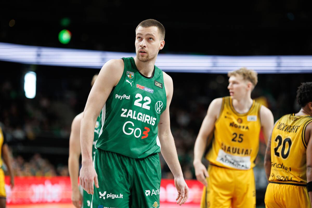 LKL rungtynėse susitiko „Žalgirio“ ir „Šiaulių“ krepšininkai