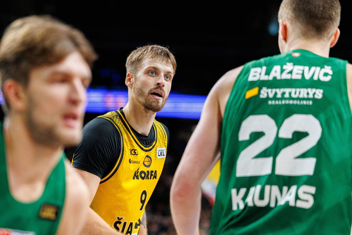 LKL rungtynėse susitiko „Žalgirio“ ir „Šiaulių“ krepšininkai