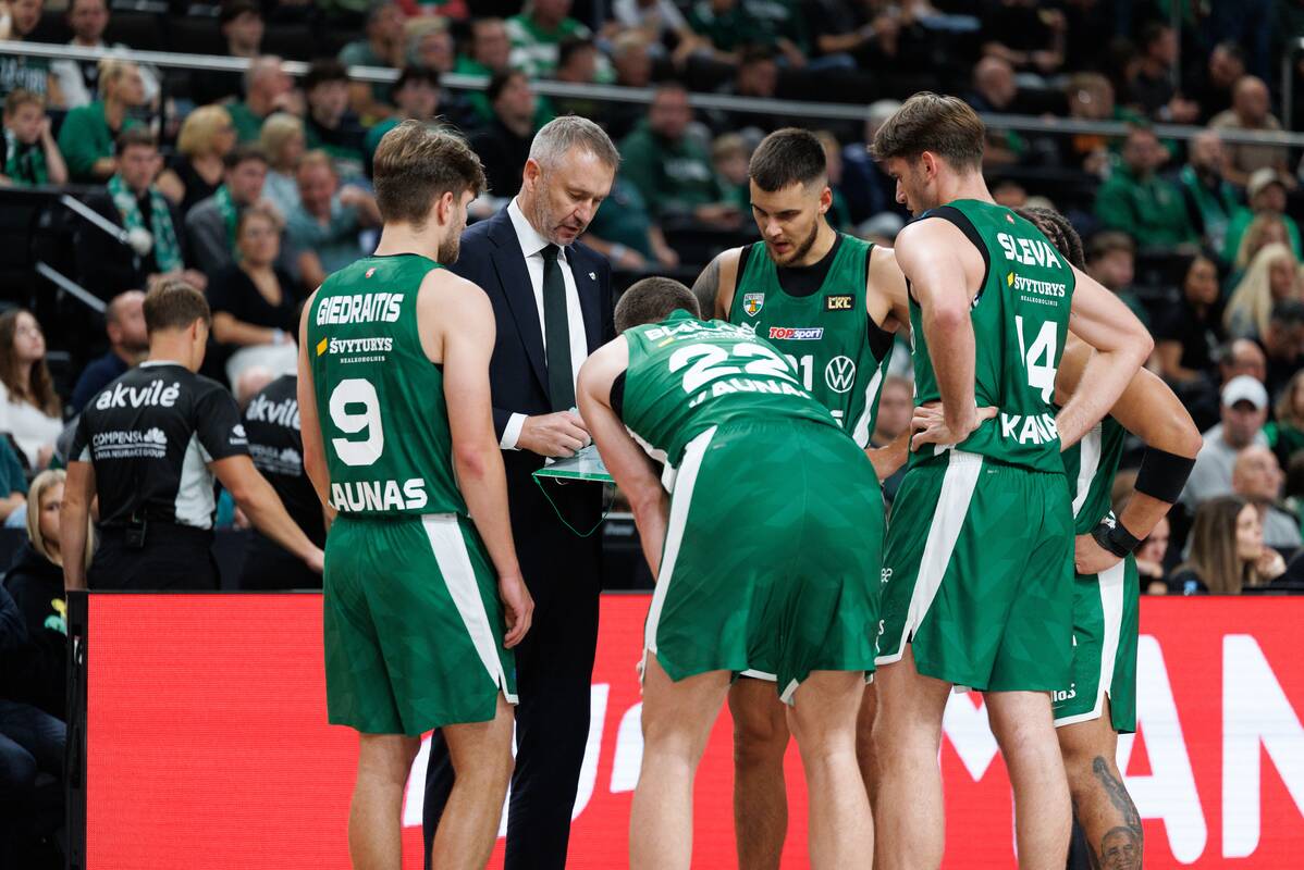 LKL rungtynėse susitiko „Žalgirio“ ir „Šiaulių“ krepšininkai
