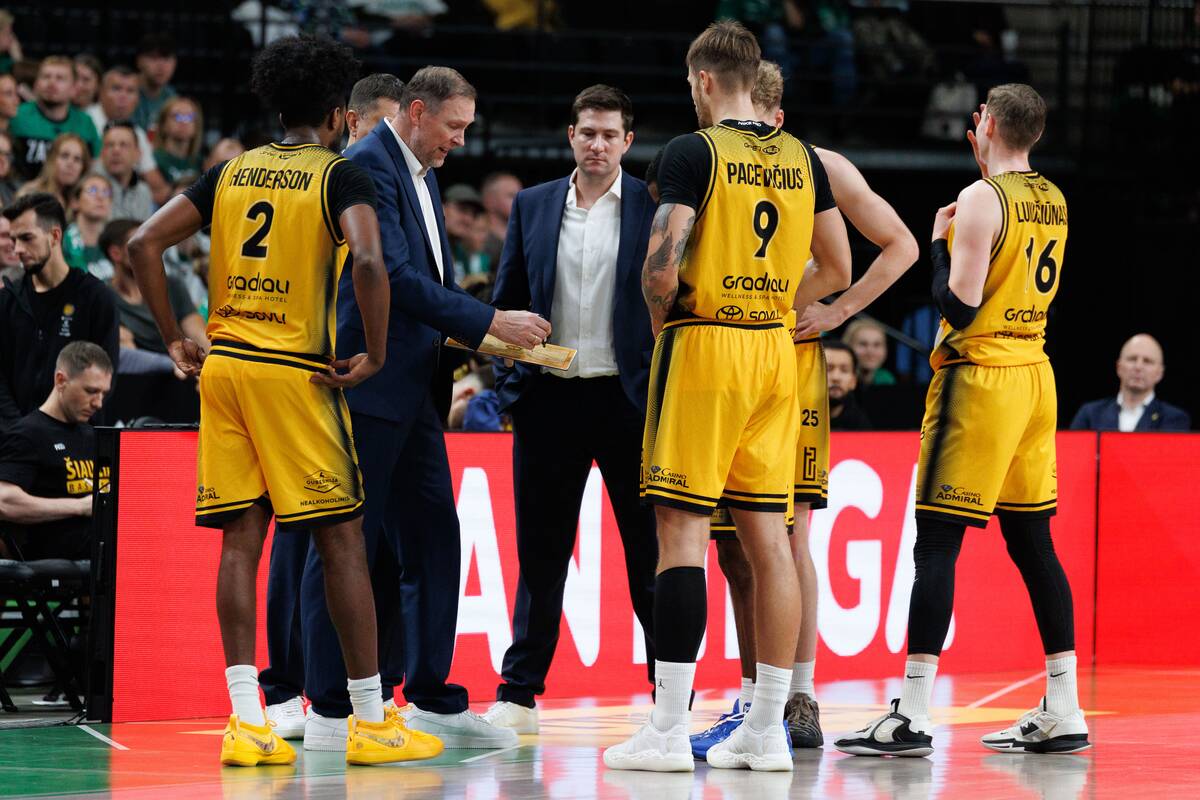 LKL rungtynėse susitiko „Žalgirio“ ir „Šiaulių“ krepšininkai