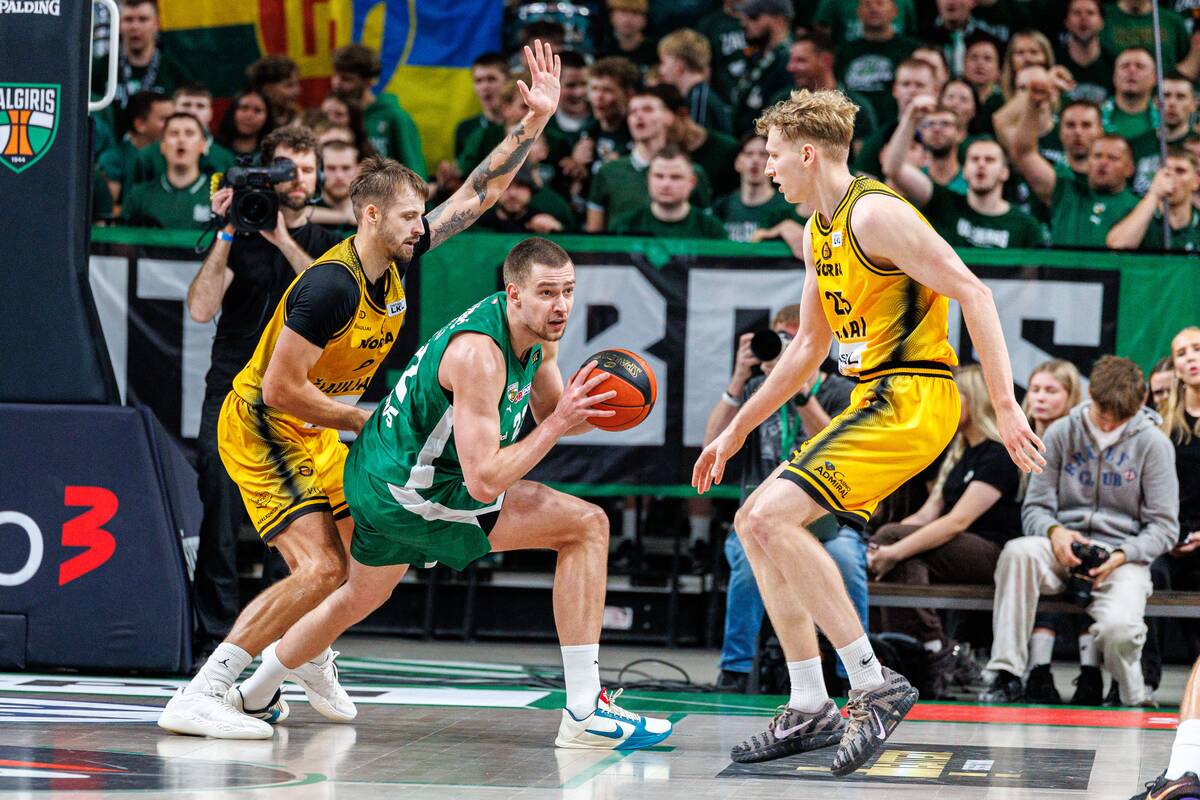 LKL rungtynėse susitiko „Žalgirio“ ir „Šiaulių“ krepšininkai