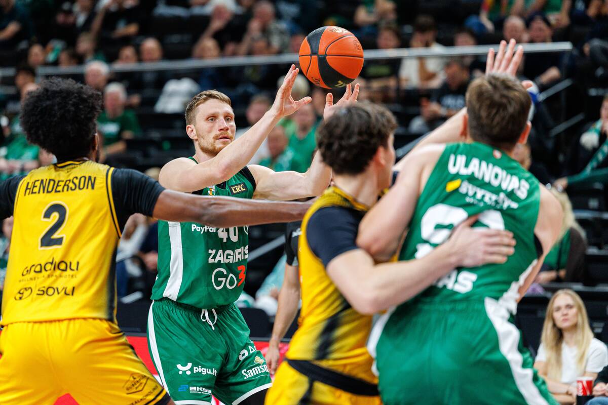 LKL rungtynėse susitiko „Žalgirio“ ir „Šiaulių“ krepšininkai
