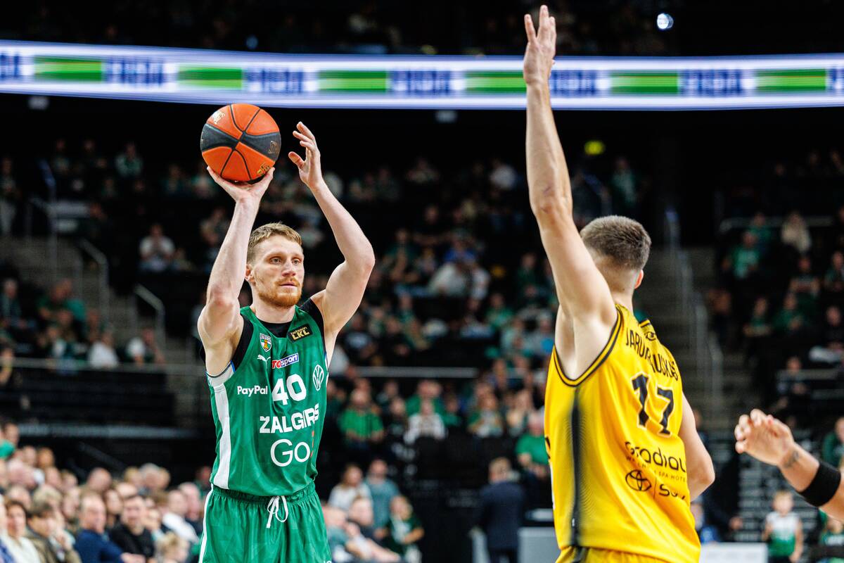 LKL rungtynėse susitiko „Žalgirio“ ir „Šiaulių“ krepšininkai