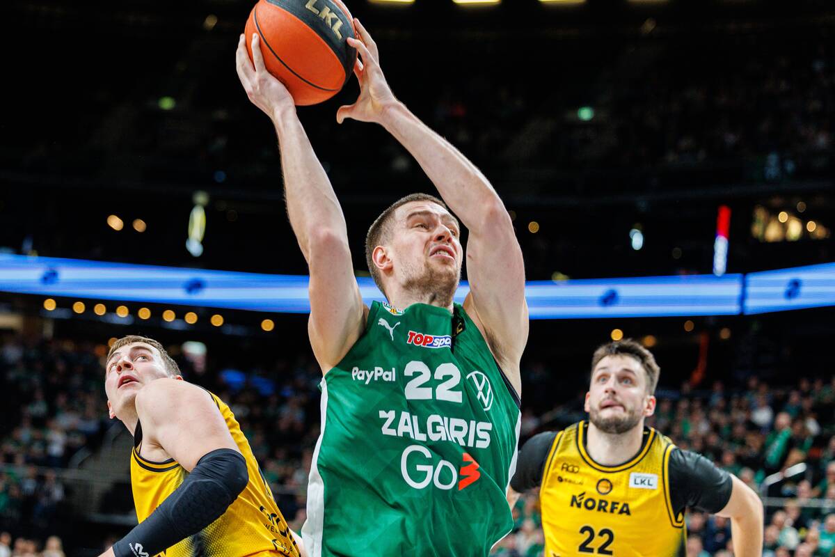 LKL rungtynėse susitiko „Žalgirio“ ir „Šiaulių“ krepšininkai