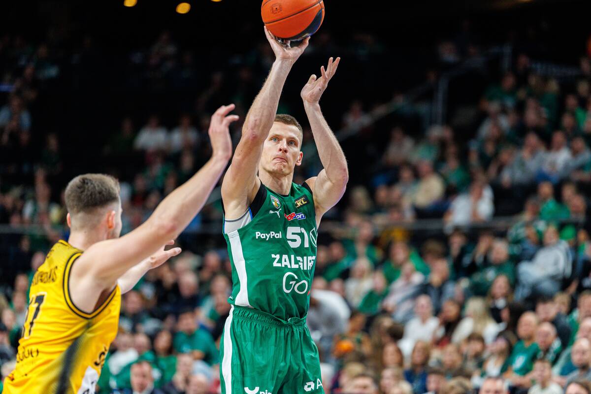 LKL rungtynėse susitiko „Žalgirio“ ir „Šiaulių“ krepšininkai