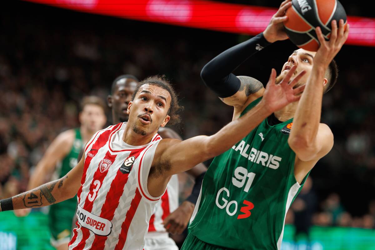 Eurolyga: Kauno „Žalgiris“ – Pirėjo „Olympiakos“