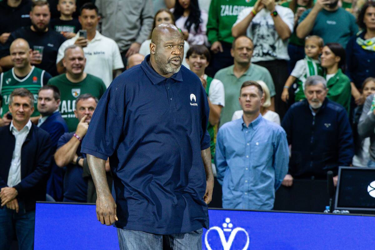 Shaquille'as O'Nealas Kauno „Žalgirio“ arenoje