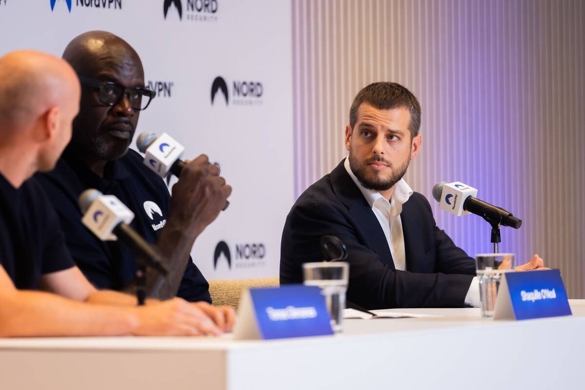 T. Okmanas ir E. Sabaliauskas kartu su Shaquille‘u O'Nealu pristatė naują pasaulinę partnerystę