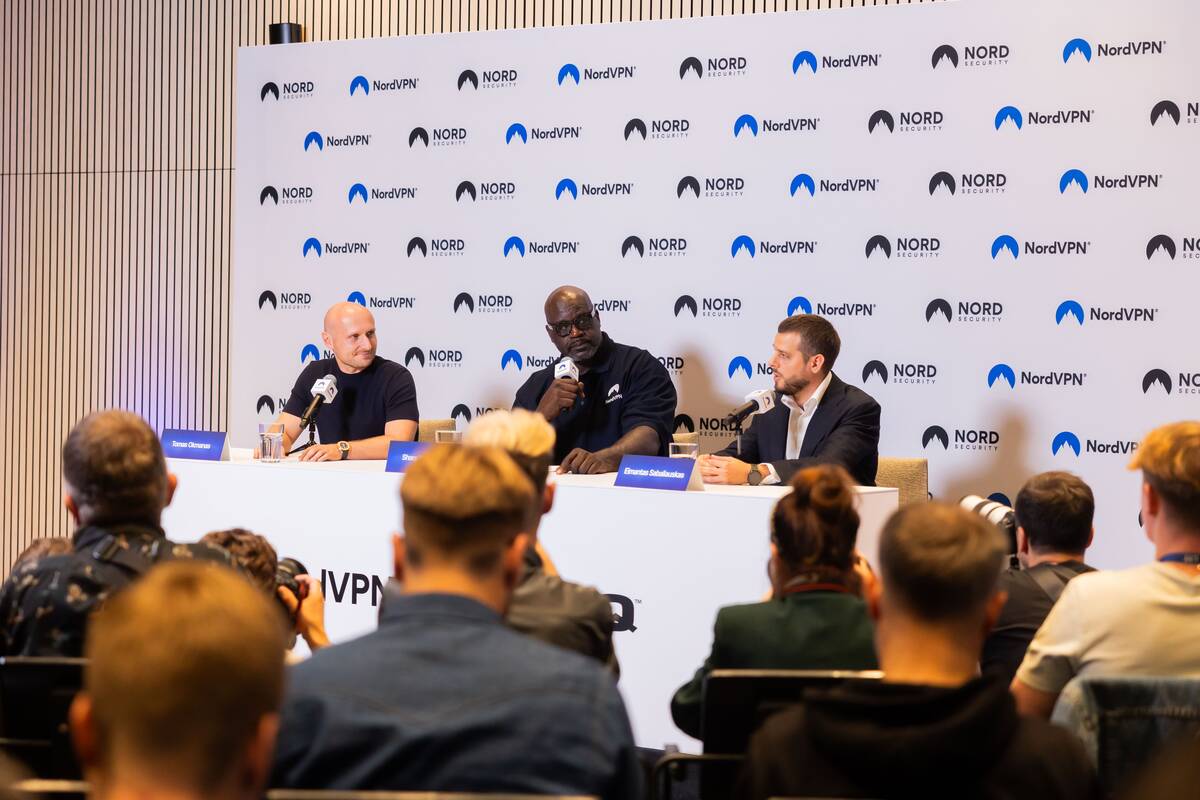 T. Okmanas ir E. Sabaliauskas kartu su Shaquille‘u O'Nealu pristatė naują pasaulinę partnerystę