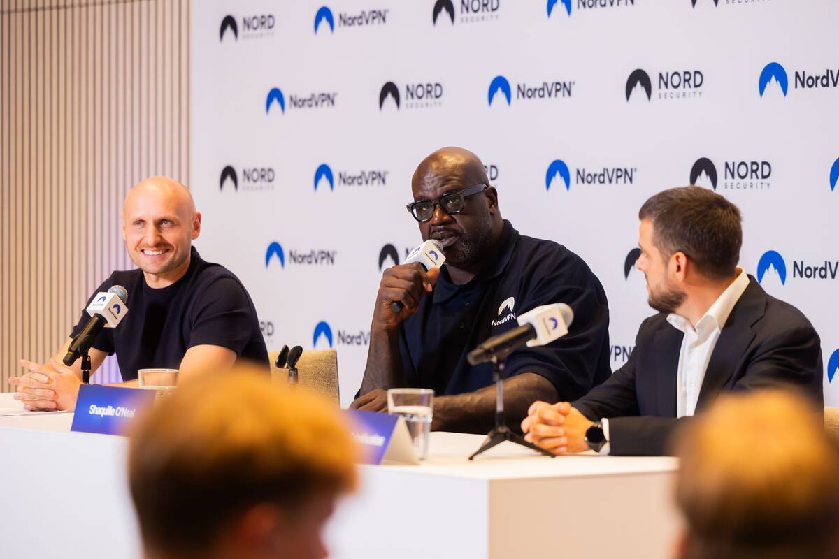 T. Okmanas ir E. Sabaliauskas kartu su Shaquille‘u O'Nealu pristatė naują pasaulinę partnerystę