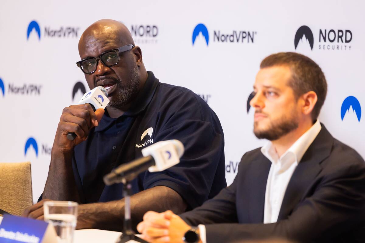 T. Okmanas ir E. Sabaliauskas kartu su Shaquille‘u O'Nealu pristatė naują pasaulinę partnerystę