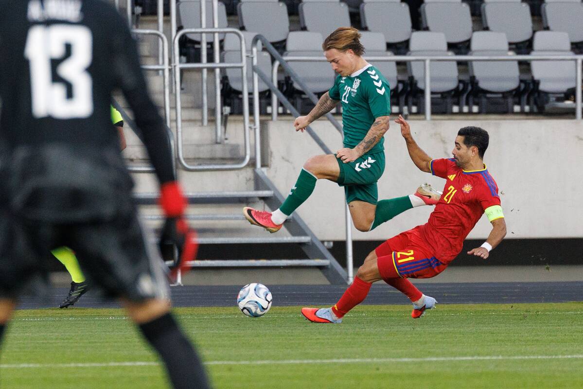 Kontrolinės futbolo rungtynės: Lietuva – Andora