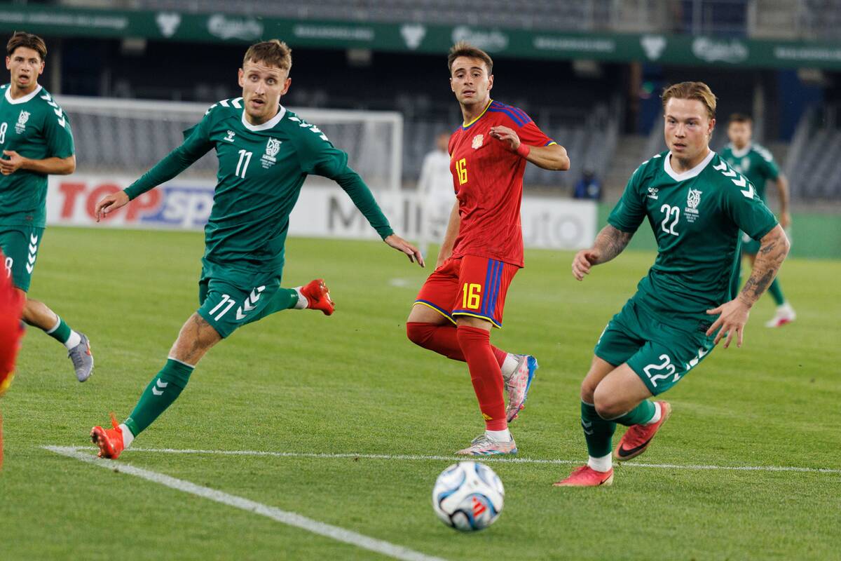 Kontrolinės futbolo rungtynės: Lietuva – Andora