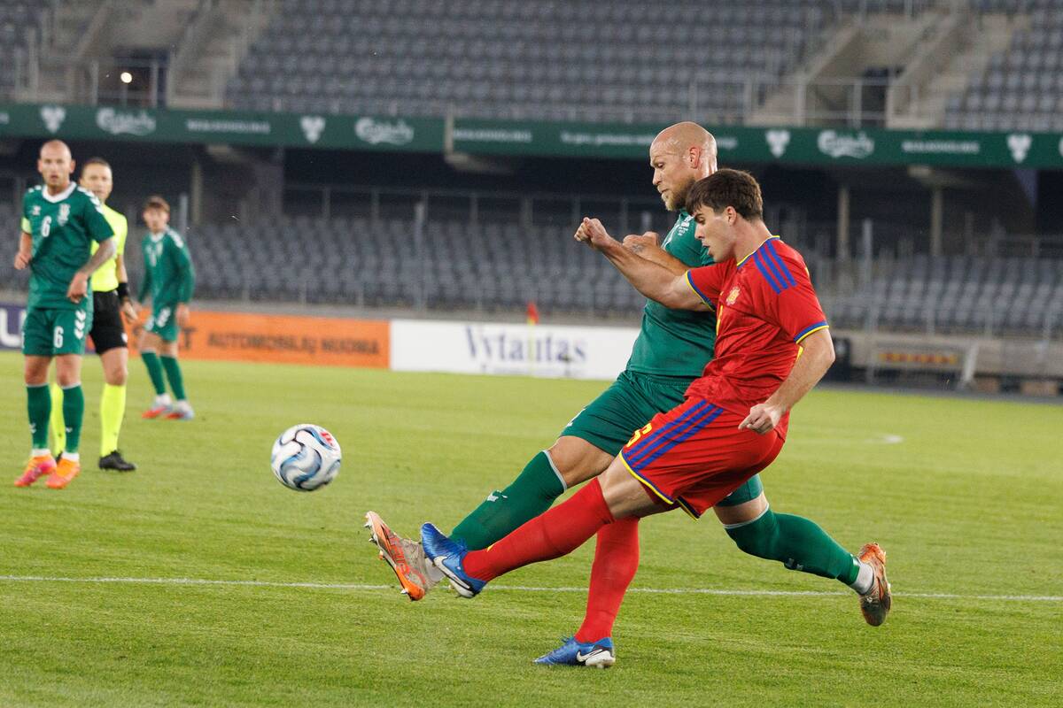 Kontrolinės futbolo rungtynės: Lietuva – Andora