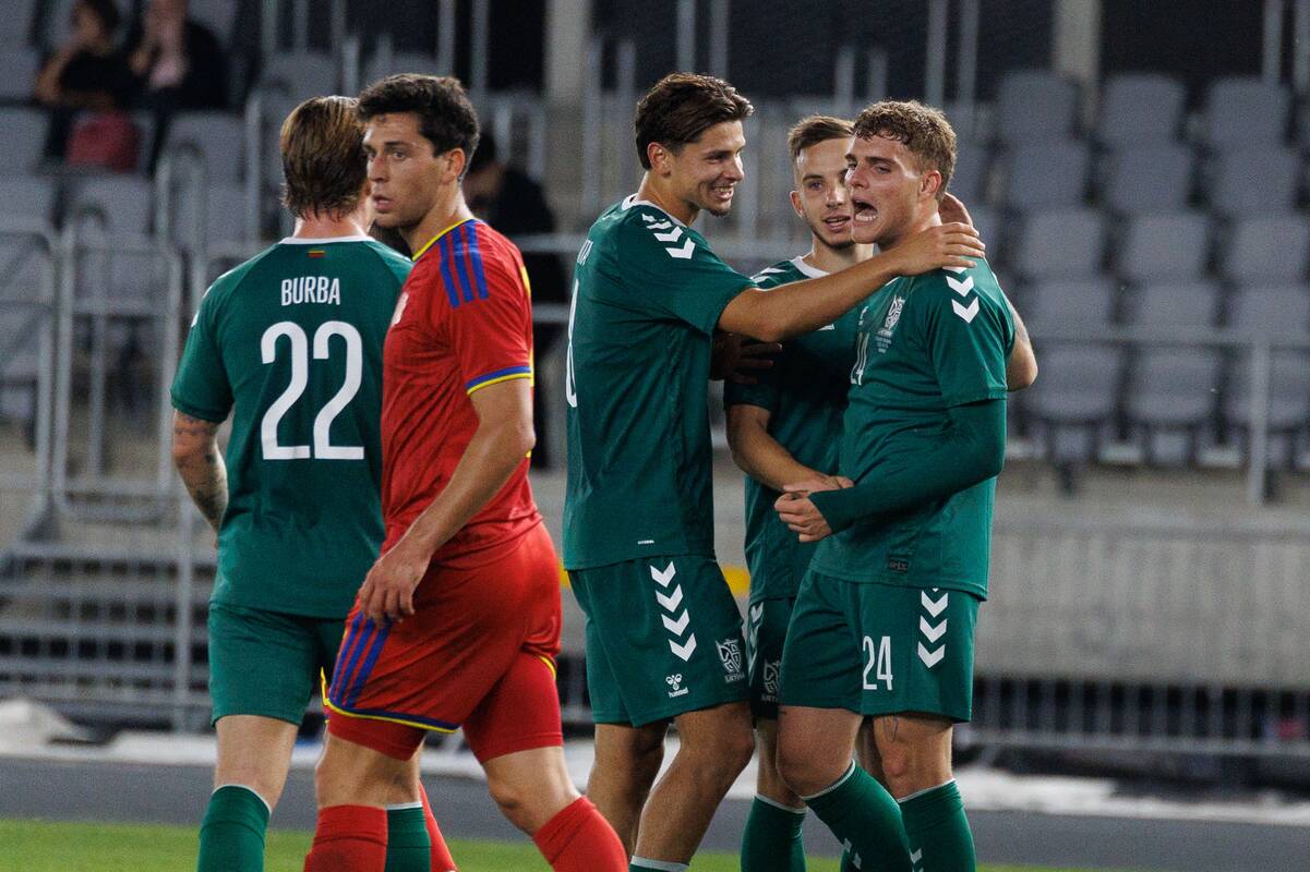 Kontrolinės futbolo rungtynės: Lietuva – Andora