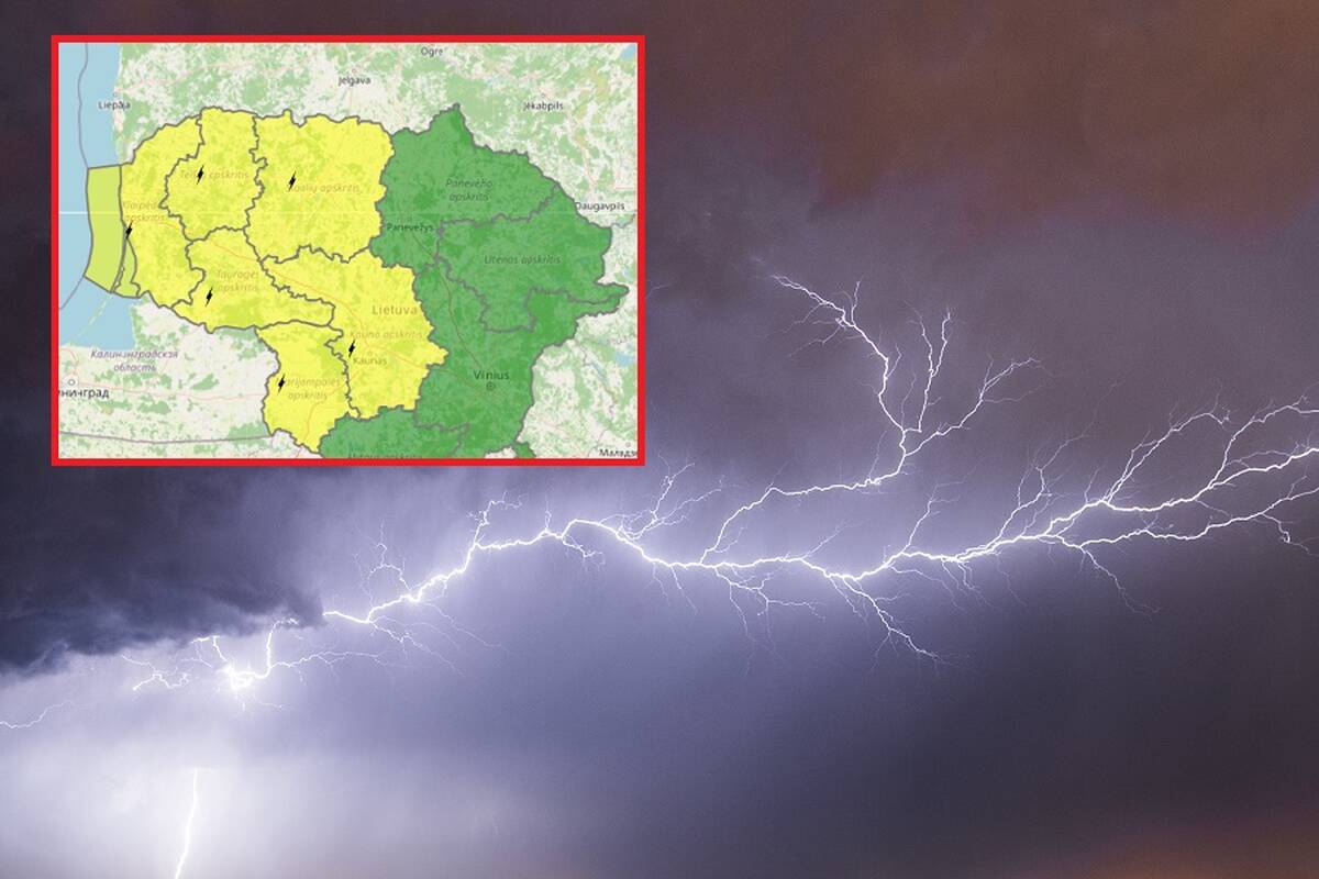 
<span>Iš meteorologų – perspėjimai: pasidalijo žemėlapiu ir rekomendacijomis</span>
