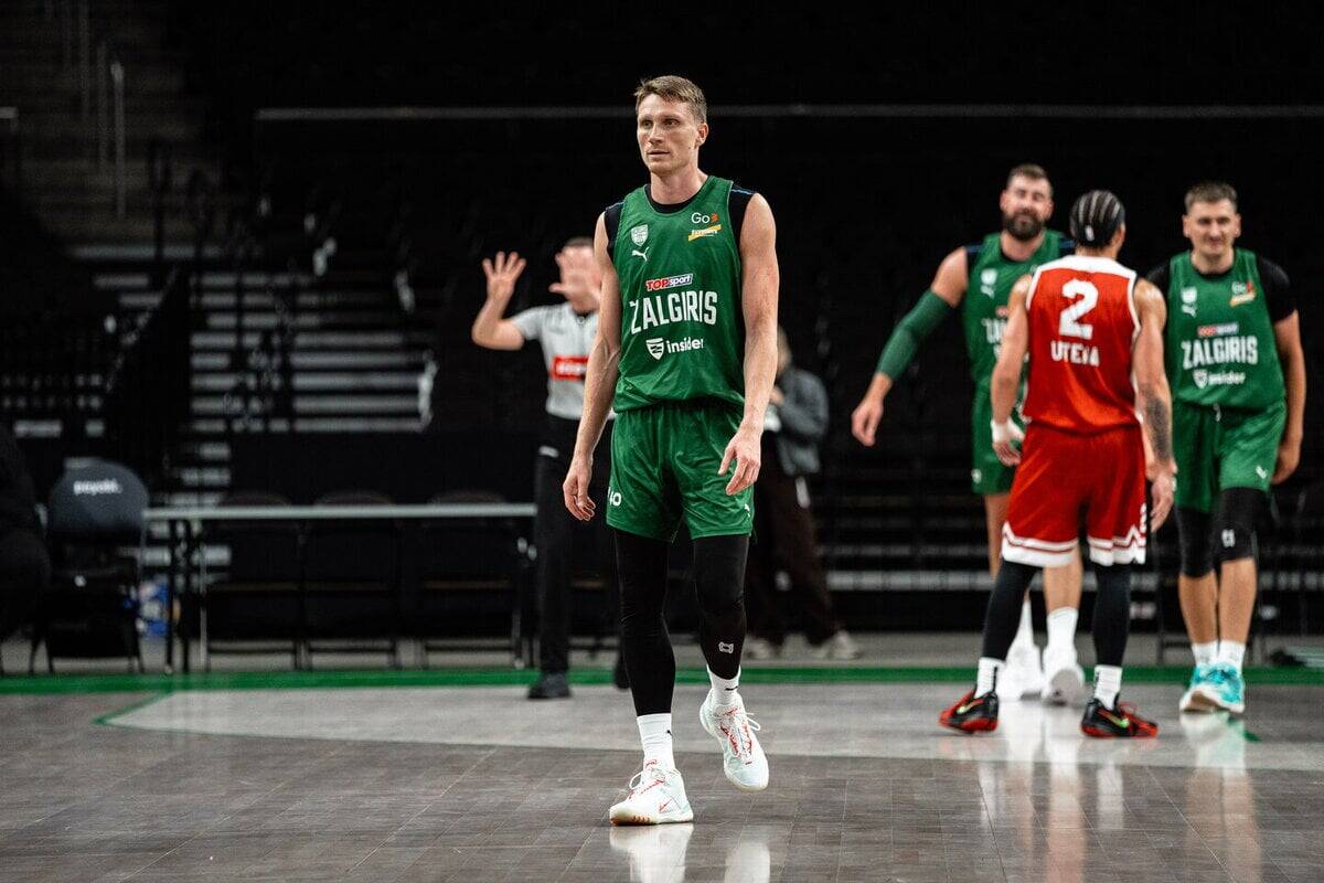 Kontrolinės krepšinio rungtynės: Kauno „Žalgiris“ – Utenos „Juventus“ 82:77