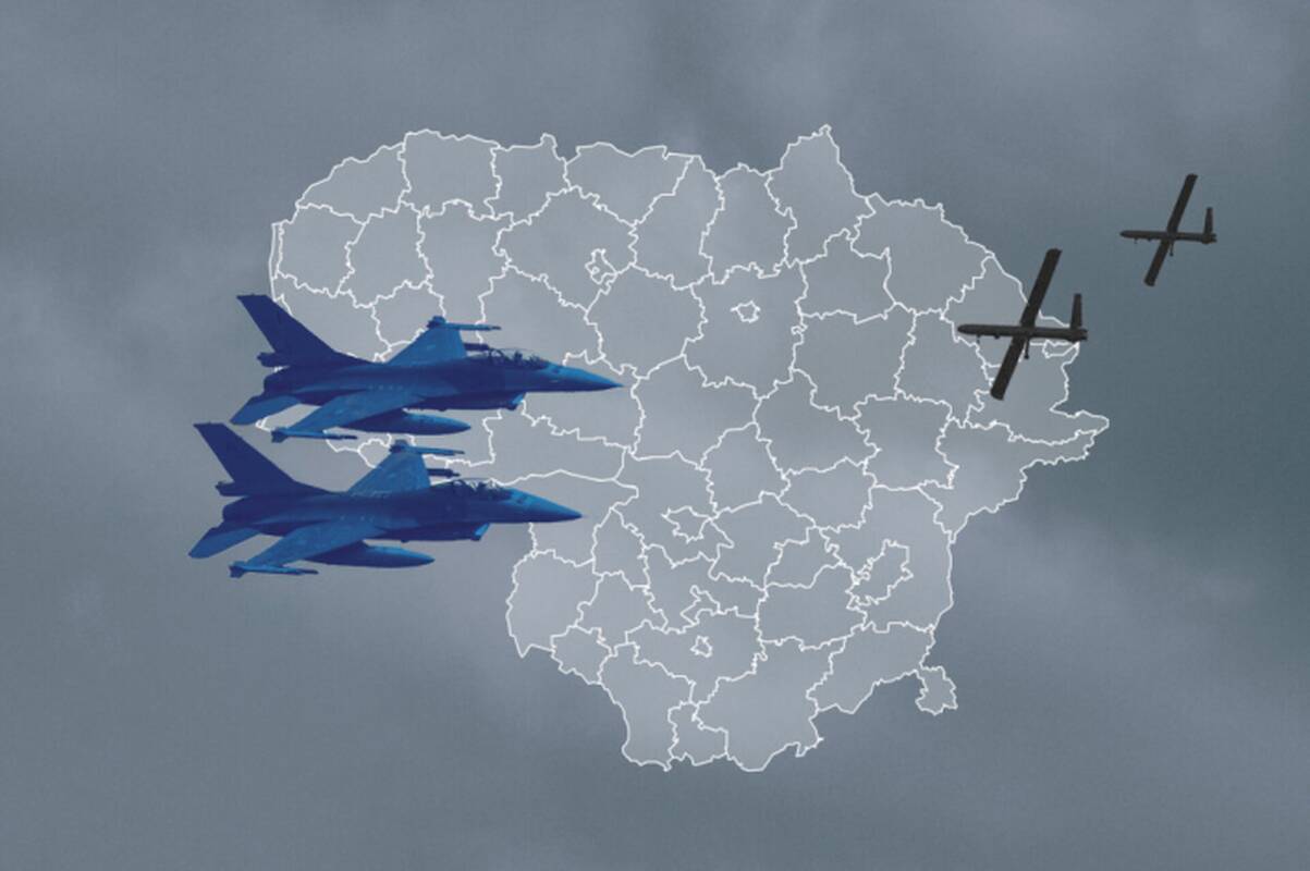 
<span>NATO naikintuvai sunaikino droną Kaišiadorių rajone </span>
