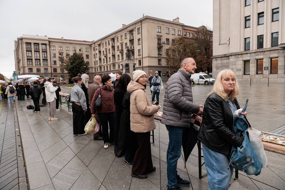 Obuolių pyrago rekordo fiksavimas
