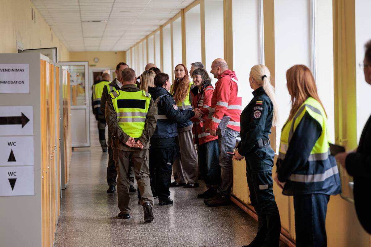 Evakuacijos pratybos Kauno rajone 