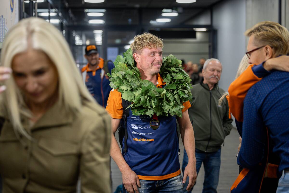 Pasaulio čempiono Edgaro Riabko sutiktuvės