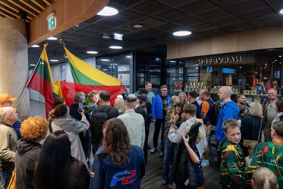 Pasaulio čempiono Edgaro Riabko sutiktuvės