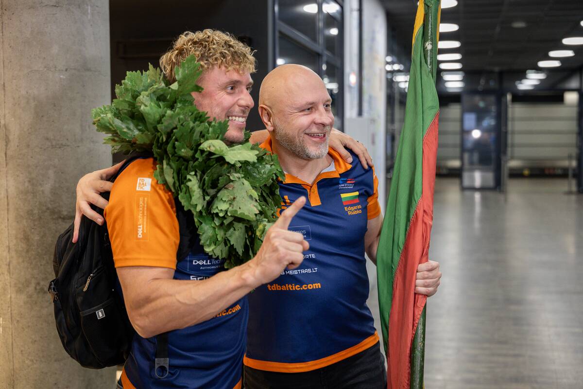 Pasaulio čempiono Edgaro Riabko sutiktuvės