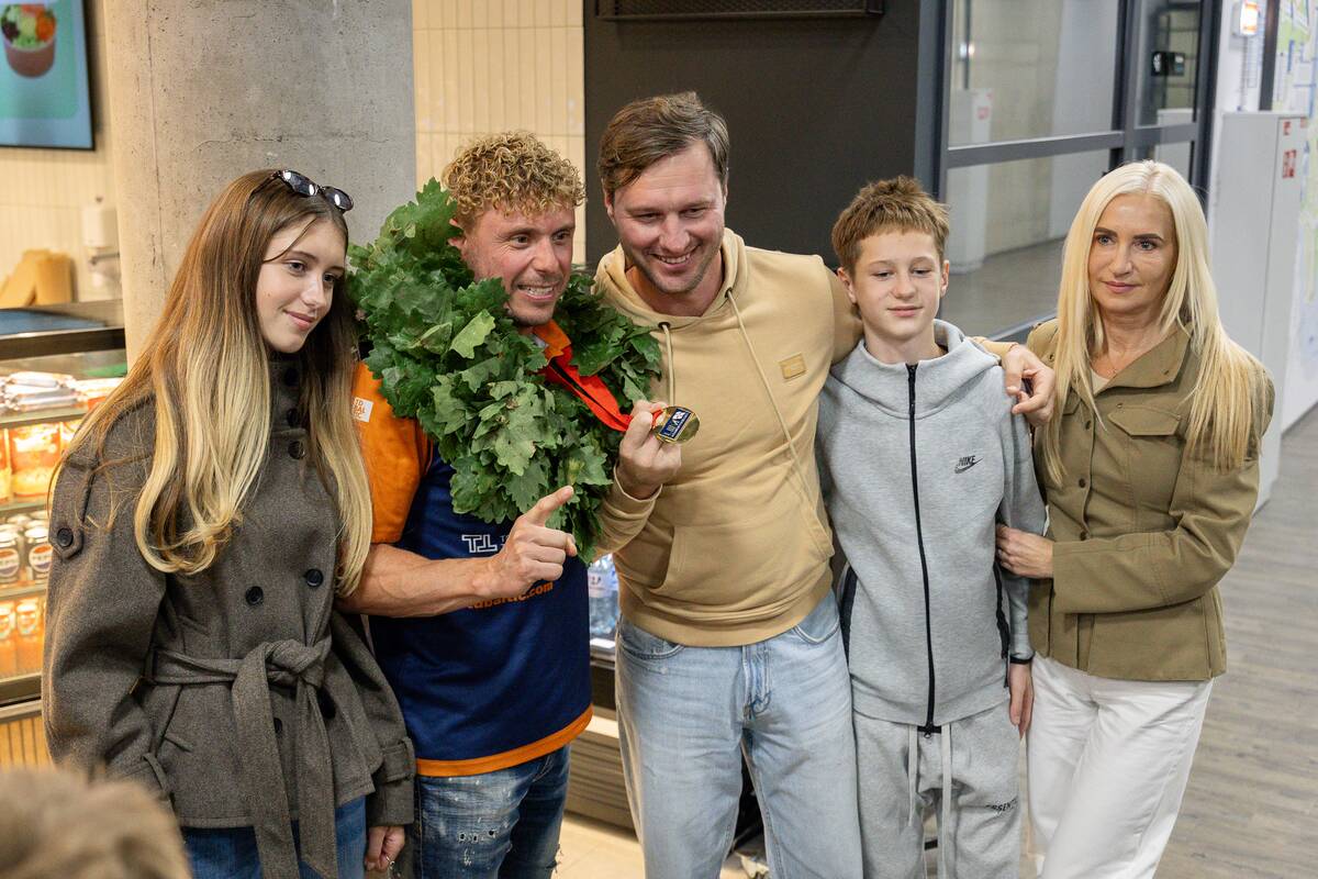 Pasaulio čempiono Edgaro Riabko sutiktuvės