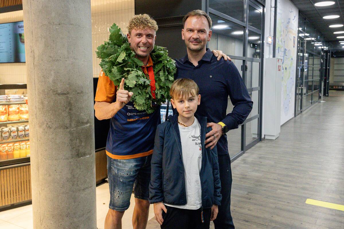 Pasaulio čempiono Edgaro Riabko sutiktuvės