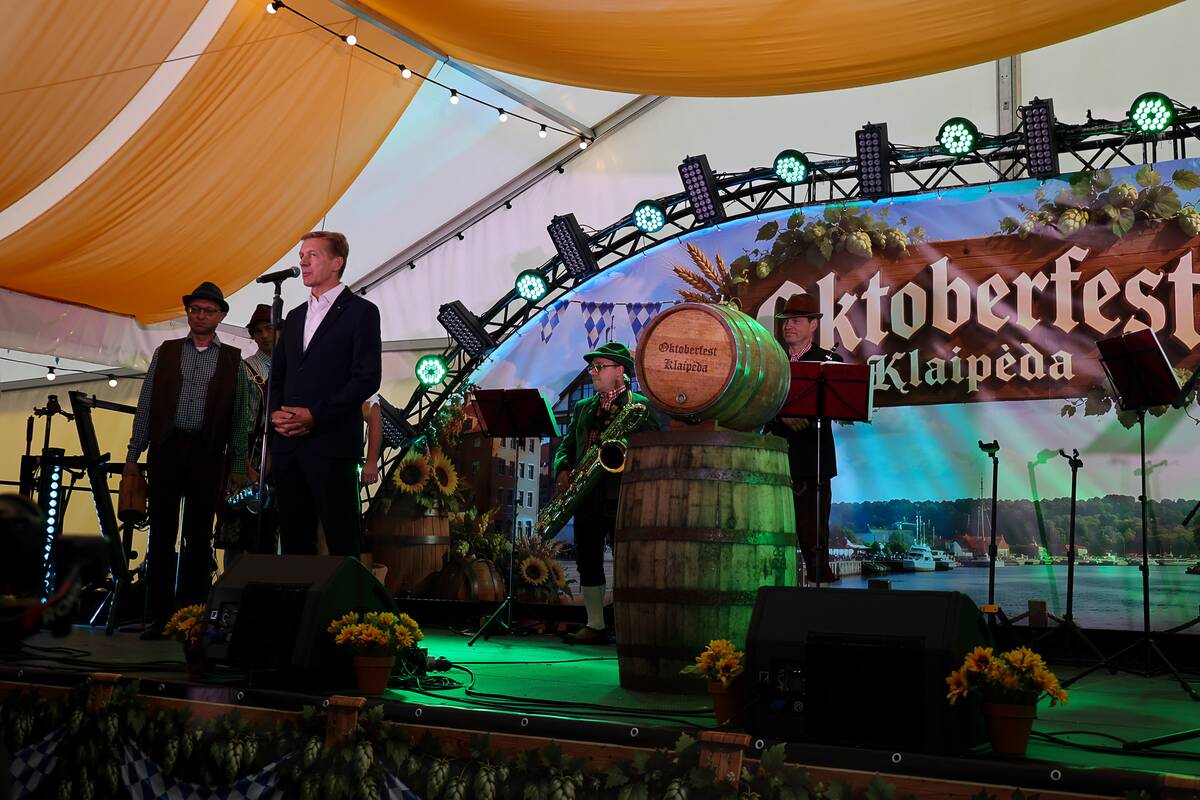 Klaipėdos piliavietėje prasidėjo festivalis „Oktoberfest“