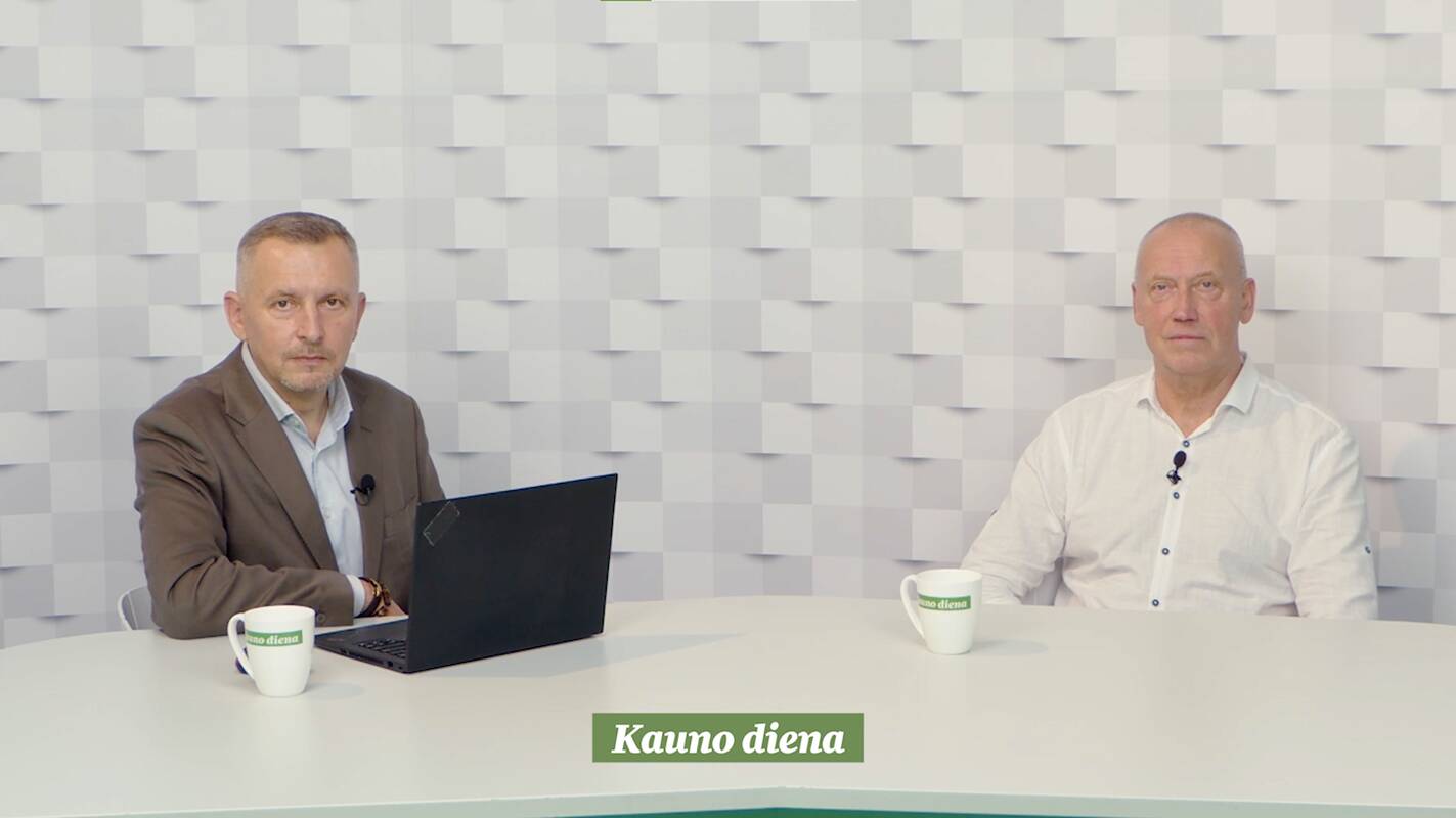 Gražvydas Mauižys (kairėje) ir Rimas Kurtinaitis (dešinėje)