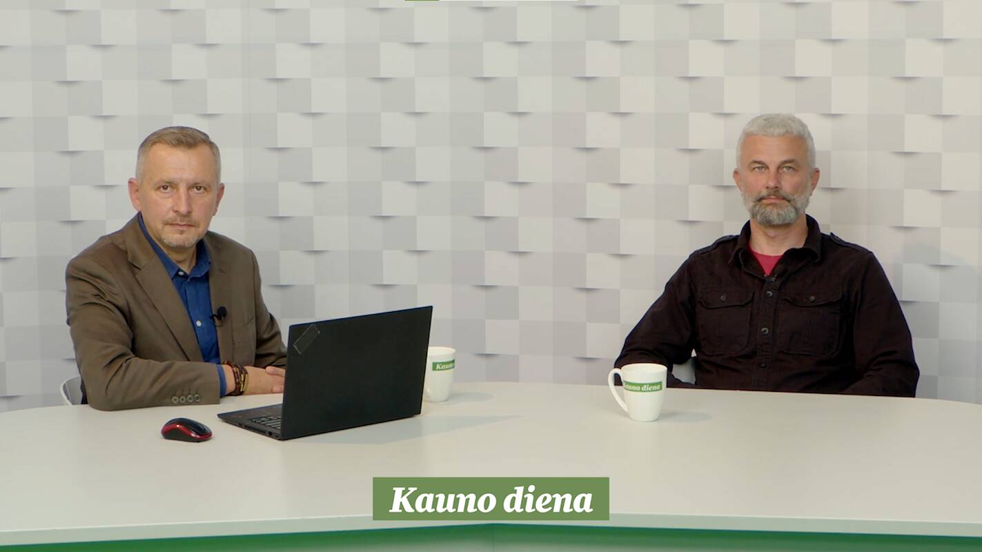 Gražvydas Muižys (kairėje) ir Šarūnas Jasiukevičius
