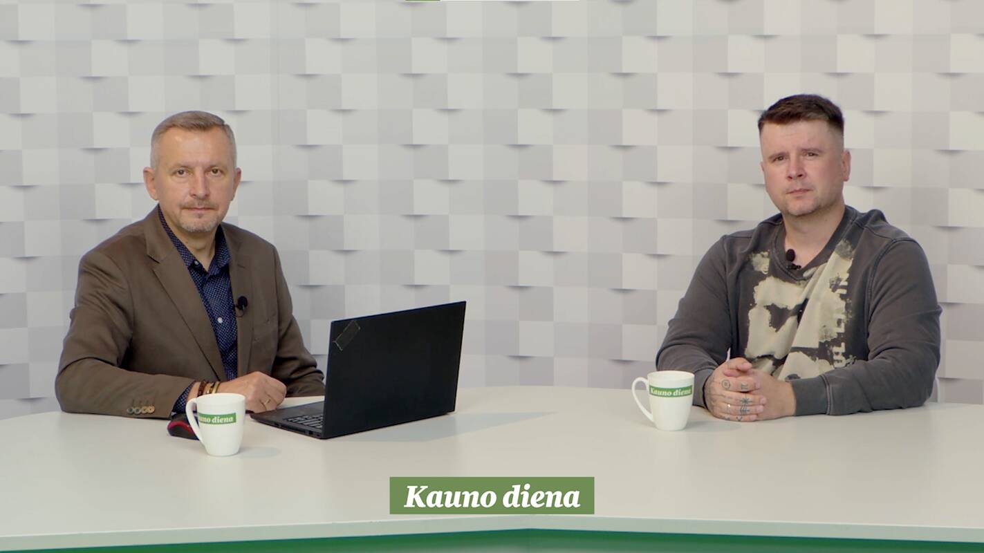 Gražvydas Muižys (kairėje) ir Artūras Sujeta (dešinėje)