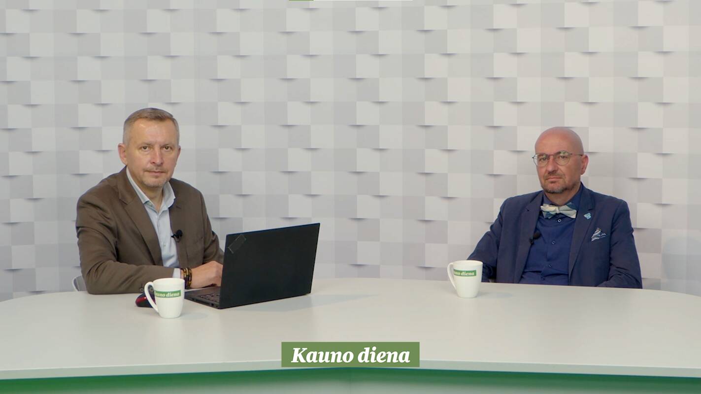 Gražvydas Muižys (kairėje) ir Tomas Krilavičius (dešinėje)