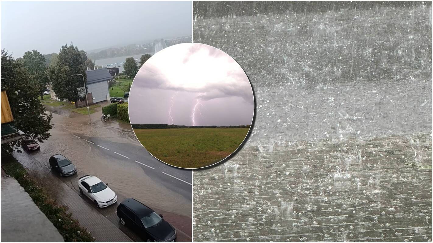 
<span>„Ruduo atėjo su trenksmu“: šalį skalauja liūtys ir kruša</span>

