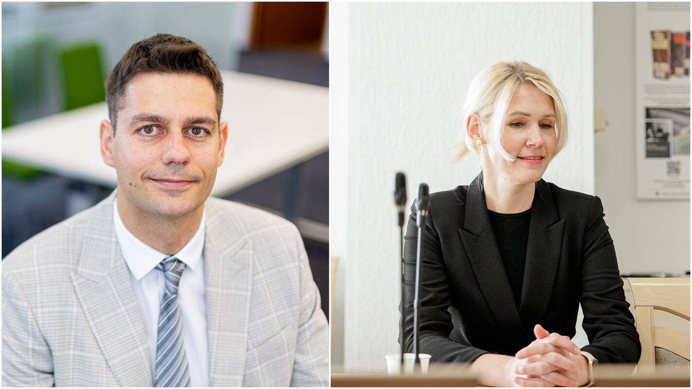 Martynas Endrijaitis (kairėje) ir Laura Matjošaitytė