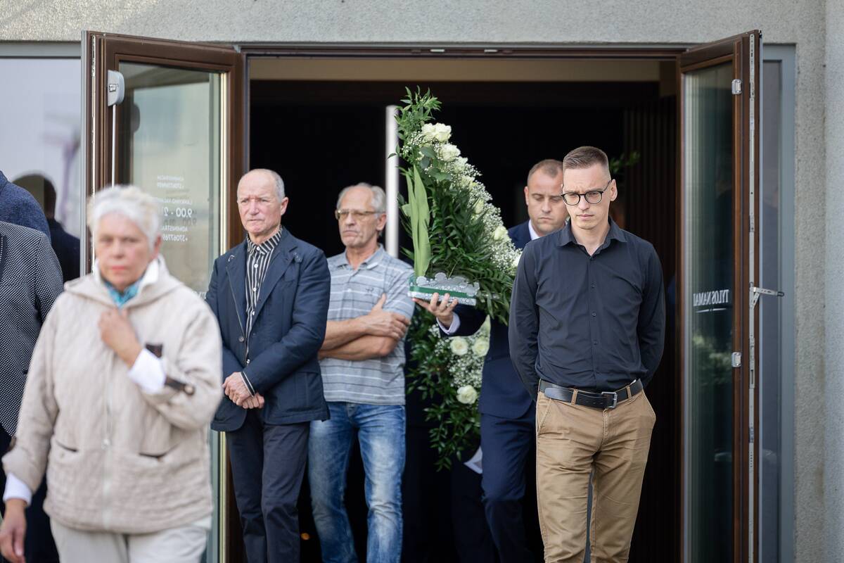 Gintautas Kirkila-Klarkas išlydimas į paskutinę kelionę