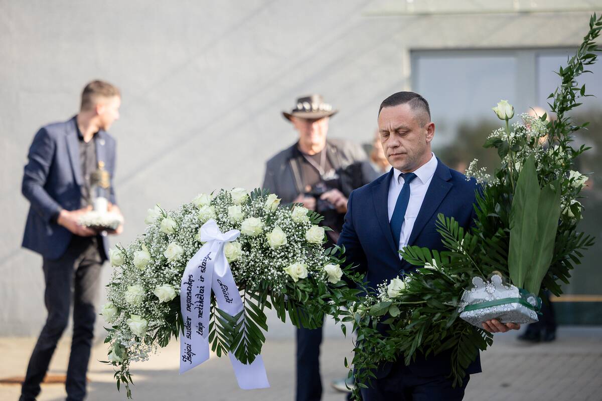 Gintautas Kirkila-Klarkas išlydimas į paskutinę kelionę