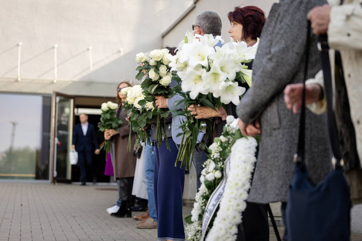 Gintautas Kirkila-Klarkas išlydimas į paskutinę kelionę