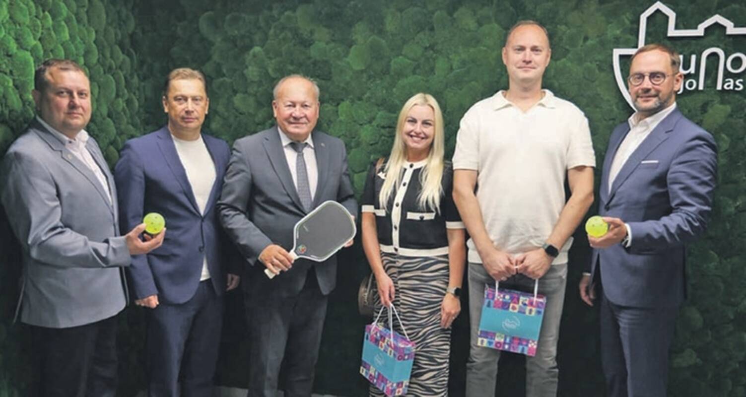 Susitikimas: pakaunėje buvo aptartos piklbolo perspektyvos.