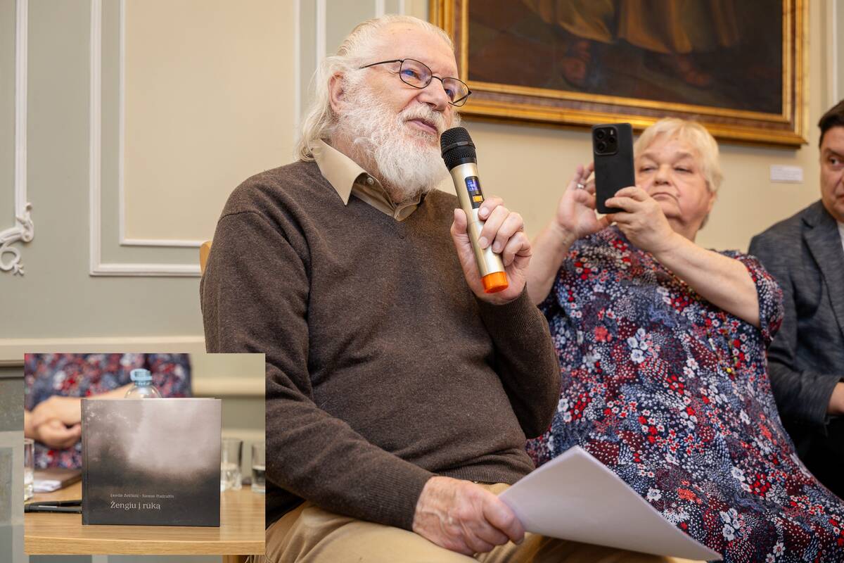 Susitikimas: knygos pristatymo Istorinėje LR Prezidentūroje akimirkos.