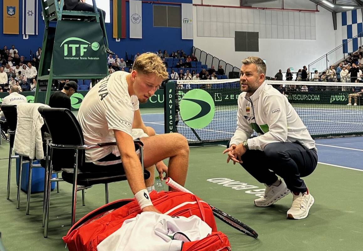 Tendencija: L. Grigelio (dešinėje) teigimu, E. Butvilas (kairėje) žaidžia vis stabiliau.