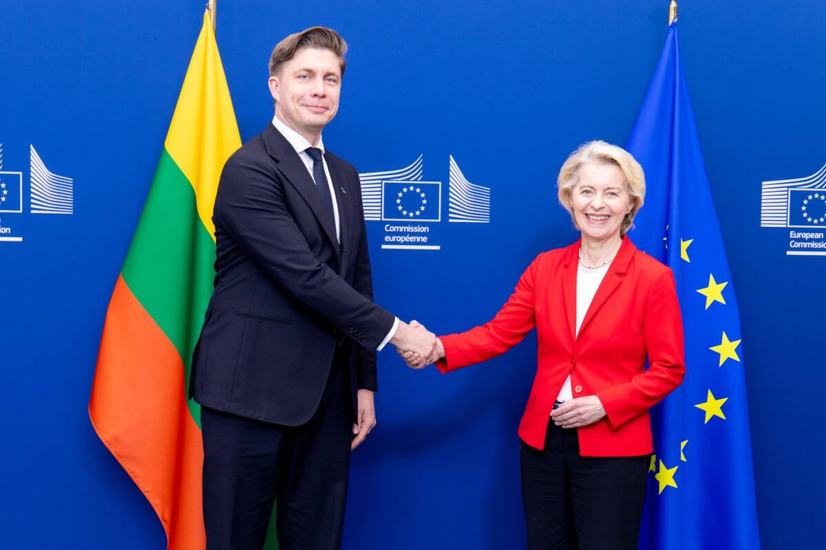  Mindaugas Sinkevičius ir Ursula von der Leyen