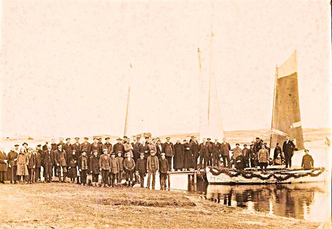 Šventosios uosto statybų pradžios pašventinimo iškilmės, 1925 m.