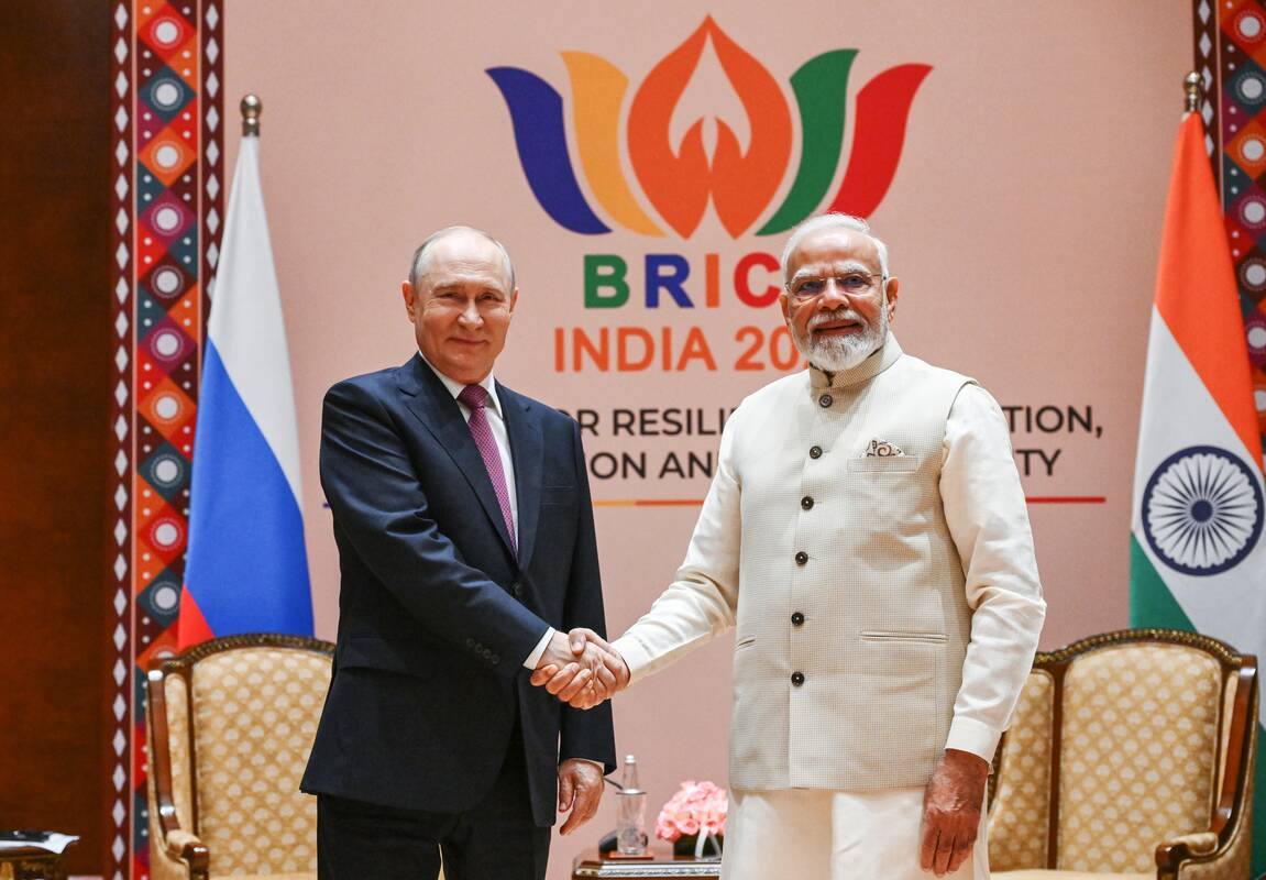 Vladimiras Putinas ir Narendra Modi
